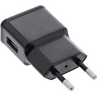 InLine® USB Ladegerät Single, Netzteil, 100-240V zu 5V/1,2A, schwarz 31504S
