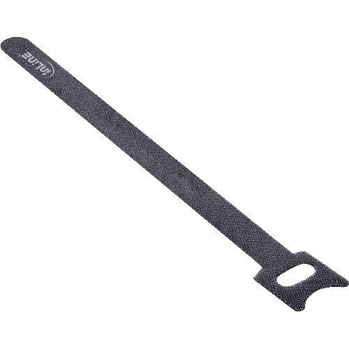 InLine® Kabelbinder 180x12mm, Klett-Verschluss, 10er, schwarz 59943U