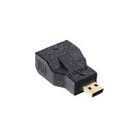 InLine 17690C InLine® HDMI Adapter, Mini HDMI C Buchse auf Micro HDMI D Stecker, 4K2K kompatibel, ve