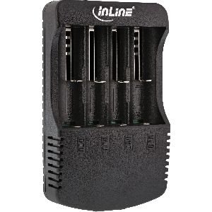 InLine® Ladegerät für Lithium und NiCd+NiMH 01287L