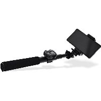 InLine 48090 InLine® Selfie Stick / Mini Handy Stativ, Bluetooth Funkauslöser, Teleskop, schwarz, Al