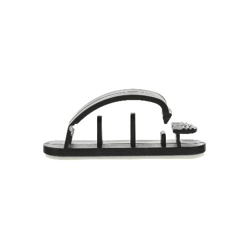 InLine® Kabelmanager mit Klebesockel, 10er Pack, schwarz, 5,4 cm 59970M