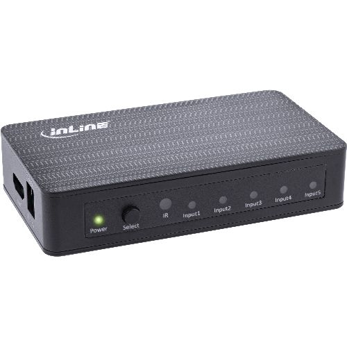 InLine® HDMI Switch, 5-fach, 4K2K@60Hz, HDCP 2.2 65019