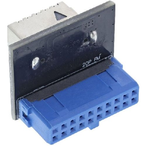 InLine® USB 3.0 zu USB 3.1 Frontpanel Key-A Adapter gerade intern 33446E