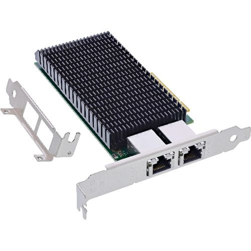 InLine® Dual 10-Gigabit Netzwerkkarte, 2x RJ45 10Gb/s, PCIe x8 51128A