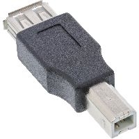 InLine 33442 InLine® USB 2.0 Adapter, Buchse A auf Stecker B