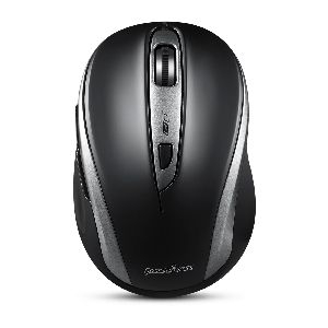 Maus, Perixx PERIMICE-721 IB Wireless ergonomisch, 5-Tasten, silber/schwarz 57144A