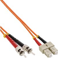 InLine® LWL Duplex Kabel, SC/ST, 50/125µm, OM2, 2m 82502