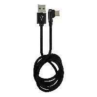 LC-Power LC-C-USB-TYPE-C-1M-2 USB A zu USB-C Kabel, schwarz, 1m 31333A