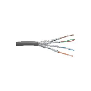 InLine® Patchkabel Cat.6 S/FTP (PiMf), grau, AWG27, PVC, CU, 100m 76499