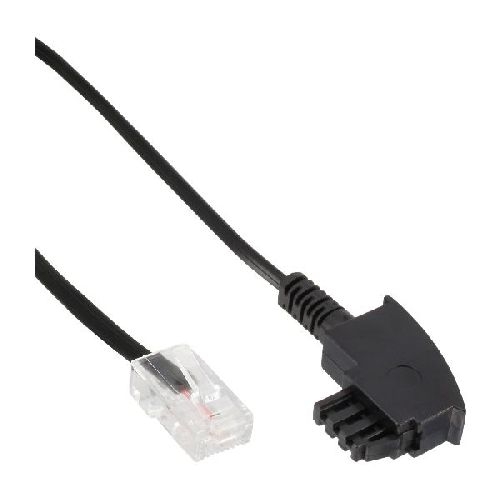 InLine® TAE-F Kabel, für DSL-Router, TAE-F Stecker an RJ45 8P2C, 2m 18502