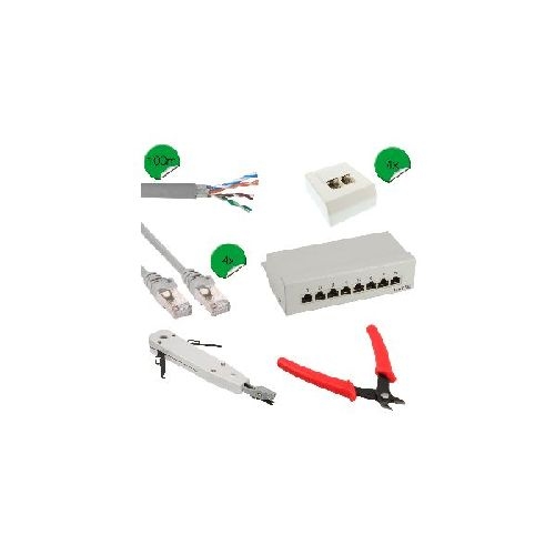 InLine® Cat.5e Netzwerk Installations Kit 20156I