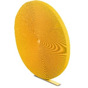 LABEL THE CABLE LTC PRO Roll Strap, doppelseitige Klettbandrolle, 25m, gelb 59935C