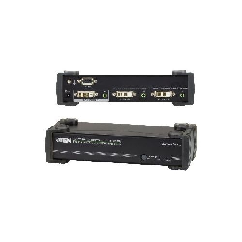 ATEN VS172 Video-Splitter DVI 2-fach Monitor-Verteiler mit Audio, Dual-Link 57782B