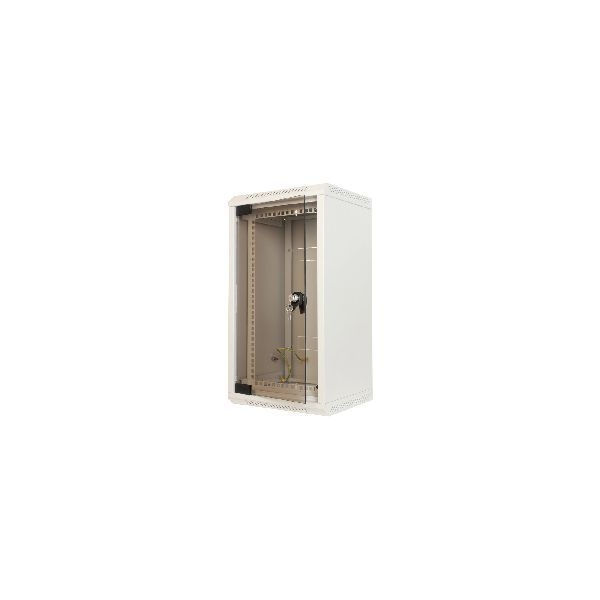 Triton RKA-10-AS4-CAX-X1 10"/19" Wandschrank Hybrid, Glastür, T=360mm, grau 01901F