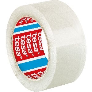 tesa 04120-00008-00 tesapack® Verpackungsklebeband PVC, 66m x 50mm, transparent