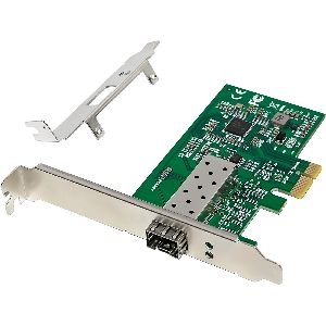 InLine® Gigabit Netzwerkkarte, 1x SFP Fiber 1Gb/s, PCIe x1, inkl. LP Slotblech 51125N