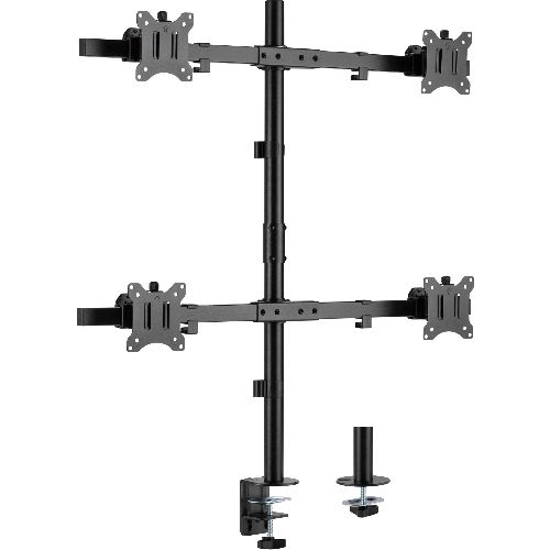 InLine® Tischhalterung, für 4x LCD-/LED-Display bis 81cm (32"), max. 9kg 23108H