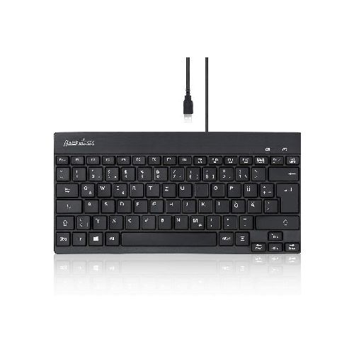 Perixx PERIBOARD-426, DE, kabelgebunden, USB Mini Tastatur mit flachen Tasten 57150D