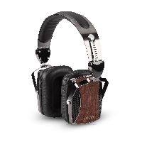 InLine® woodon-ear, wooden On-Ear Headset mit Kabelmikrofon und Funktionstaste, Walnuß 55358