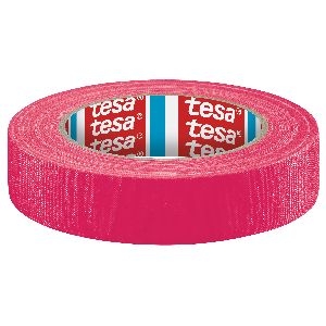 tesaband Gewebeband, 25m x 19mm, neonpink 11646C