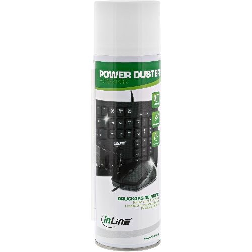 InLine® Power Duster, "extra starker" Druckgas-Reiniger Spraydose 400ml 43218A