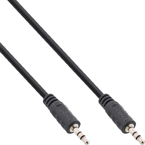 InLine® Klinke Kabel, 3,5mm Stecker / Stecker, Stereo, 0,3m 99932E