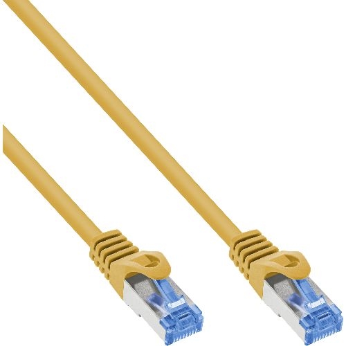 InLine® Patchkabel, Cat.6A, S/FTP, TPE (LSZH), CCA, gelb, 5m 72605Y
