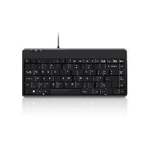 Perixx PERIBOARD-409 U, DE, Mini USB-Tastatur, schwarz 57150B