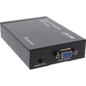 InLine® VGA Extender/Empfänger über UTP, mit Audio, bis 300m 65016E