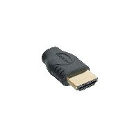 InLine 17690A InLine® HDMI Adapter, HDMI A Stecker auf Micro HDMI D Buchse, vergoldete Kontakte
