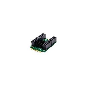 InLine® Schnittstellenkarte M.2 Key B+M zu 4x SATA Stecker, RAID, HyperDuo 76660U