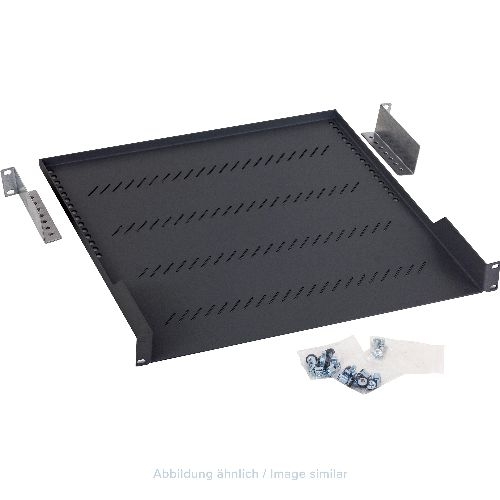 Triton RAB-UP-850-A1 19" Fachboden 1HE, 850mm, 40kg, schwarz 01965T