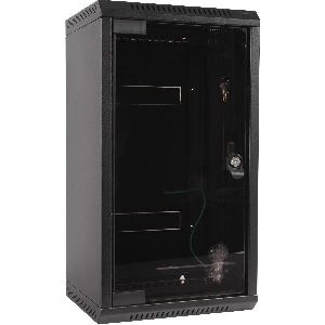 Triton RKA-10-AS4-BAX-X1 10/19 Wandschrank Hybrid, Glastür, T=360mm, schwarz 01901I