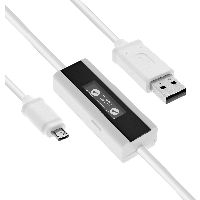 InLine® USB Smart Control, Multimeter, Ladeüberwachung, USB A zu Micro-B Kabel 66761