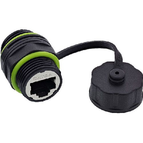 InLine® Patchkabelkupplung, mini, Cat.6A, IP68, geschirmt, 2x RJ45 Buchse 69927J