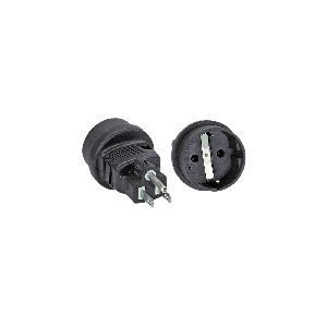 InLine® Reiseadapter, USA Stecker auf Schutzkontakt Buchse 16705