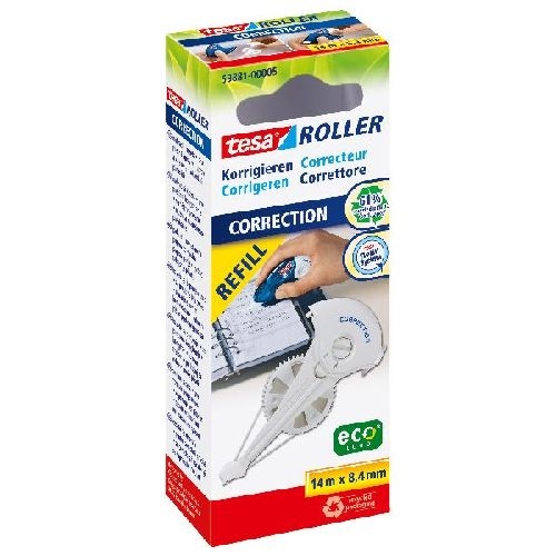 tesa® Roller Korrigieren ecoLogo® Nachfüllkassette, HFB, 14m x 8,4mm 11640U