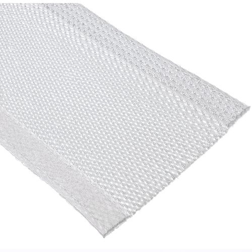 InLine® Kabelschlauch, Geflechtschlauch mit Klettverschluss, 1 m, 40 mm, weiß 59994C