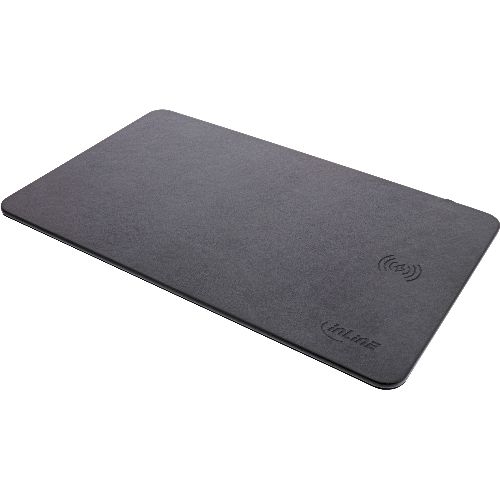 InLine® Maus-Pad, Wireless Charging, 370x225x7mm, schwarz 55495