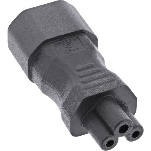 InLine® Netzadapter IEC 60320 C14 / C5, 3pol Kaltgeräte / Notebook 16723B