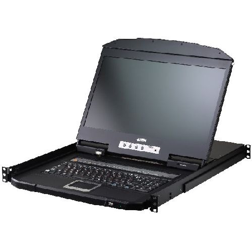 ATEN CL3716NX ES KVM-Switch 16-Port, 18,5-LCD-Konsole (USB HDMI) ES-Layout 60720M