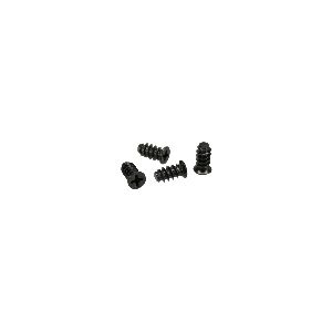 InLine® Lüfterschrauben, 5,0x10,0mm, schwarz, 50 Stück 33371D