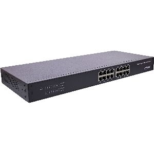 InLine® Gigabit Netzwerk Switch 16-Port, 1Gb/s, 19&quot; 1HE, Metall, lüfterlos 32311O