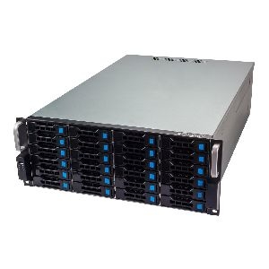 FANTEC SRC-4240X07-12G, 24x 4HE 19"-Storagegehäuse ohne Netzteil, 680mm tief 00030G