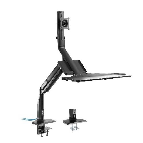 InLine® Workstation-Tischhalterung mit Lifter, beweglich, bis 81cm (32) / 9kg 23174A