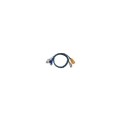 ATEN 2L-5302U KVM Kabelsatz, VGA, USB, Audio, 1,8m 60690U