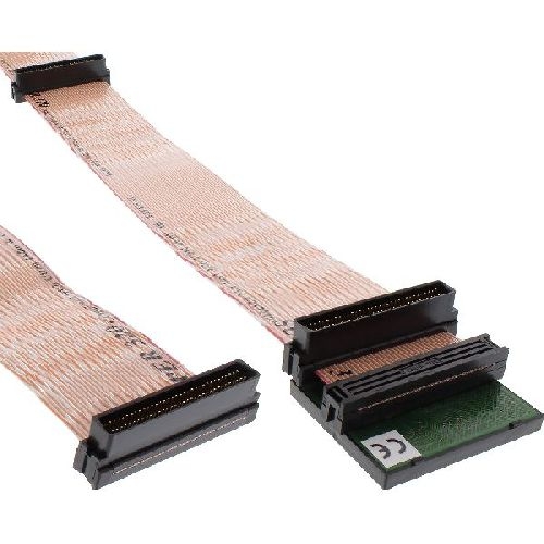 InLine® SCSI U320 Flachbandkabel, 68pol, mit Terminator, 0,75m 29953A