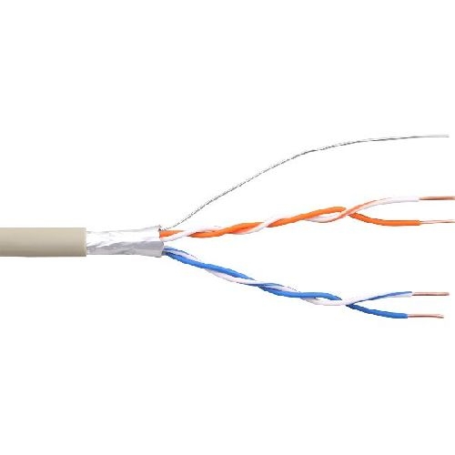 InLine® Telefon-Kabel 4-adrig, 2x2x0,6mm, zum Verlegen, 25m Ring 69980C