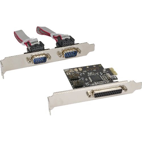 InLine® Schnittstellenkarte, 1x 25pol parallel + 2x 9pol seriell, PCIe 76624C